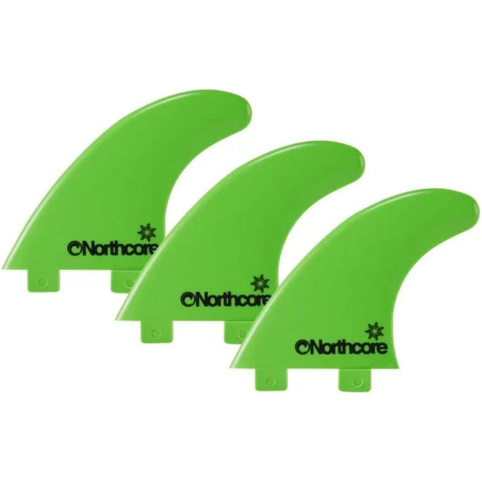 Slice S5 Essentials FCS Compatible Fins- Green