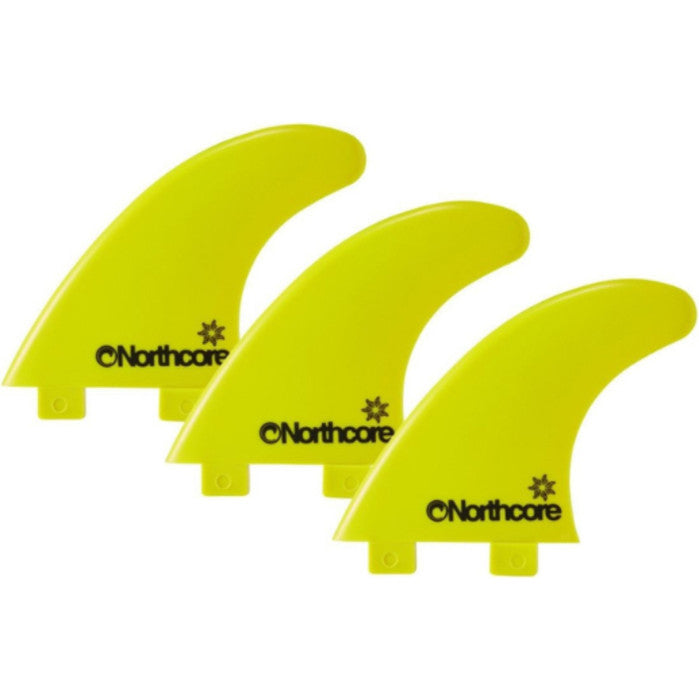 Slice S5 Essentials FCS Compatible Fins - Yellow