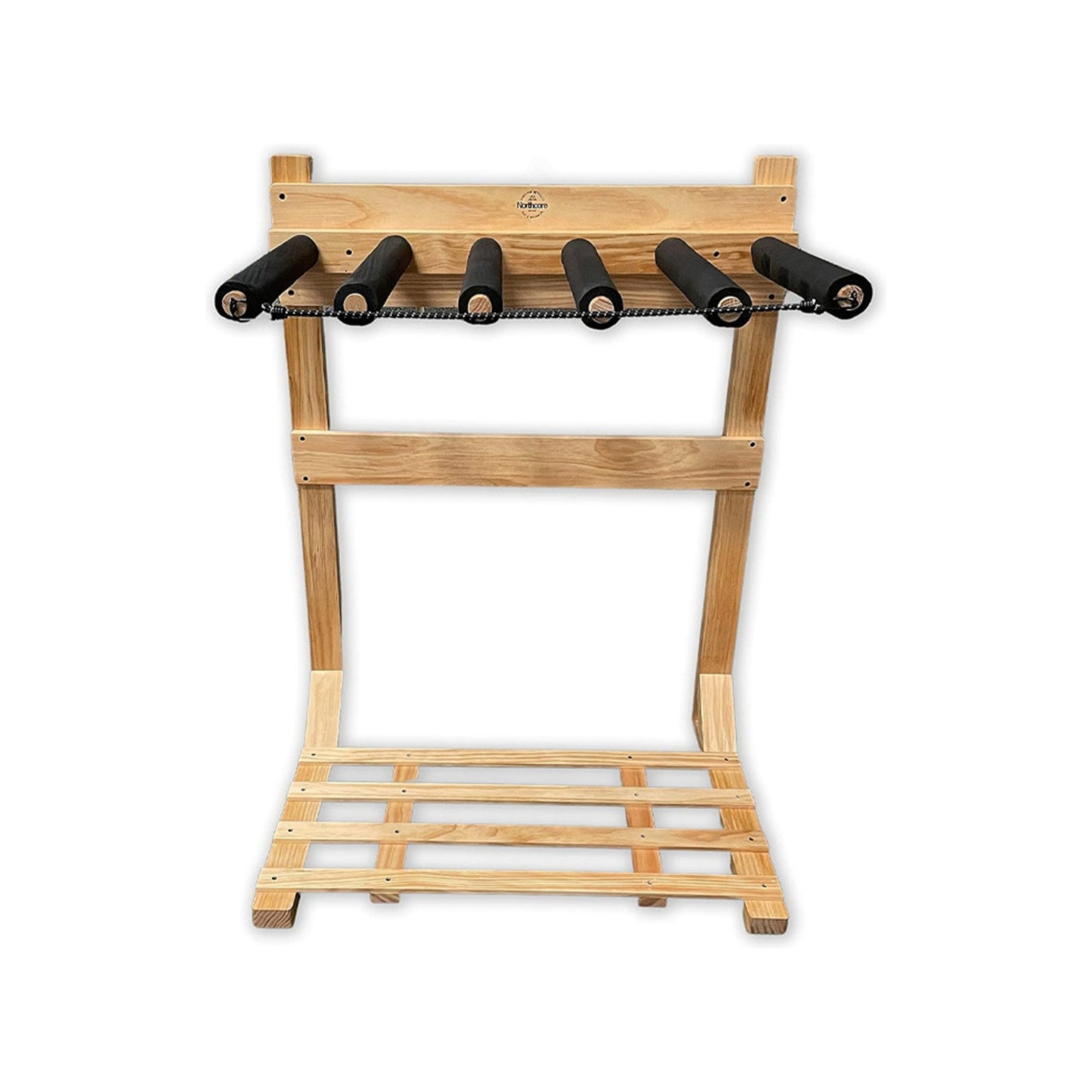 Wooden Quiver Surfboard Floor Rack