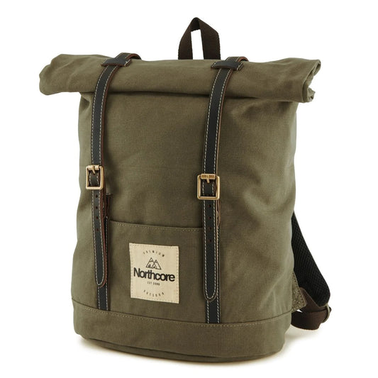 Waxed Canvas Backpack - Khaki