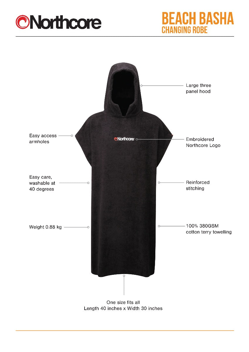 Northcore "Beach Basha" Changing Robe