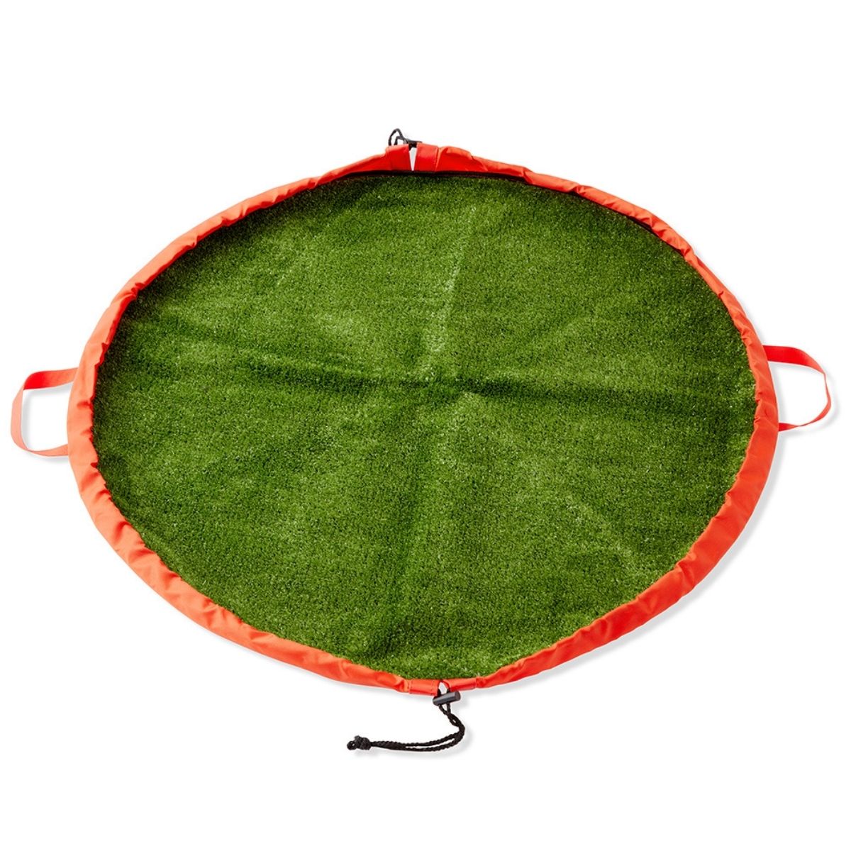 Grass changing mat red