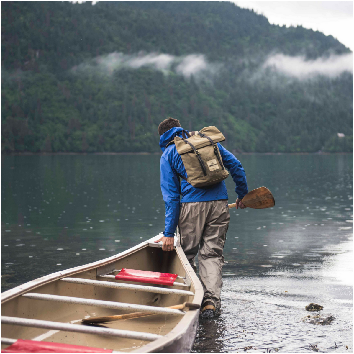 waxed canvas backpack by Northcore