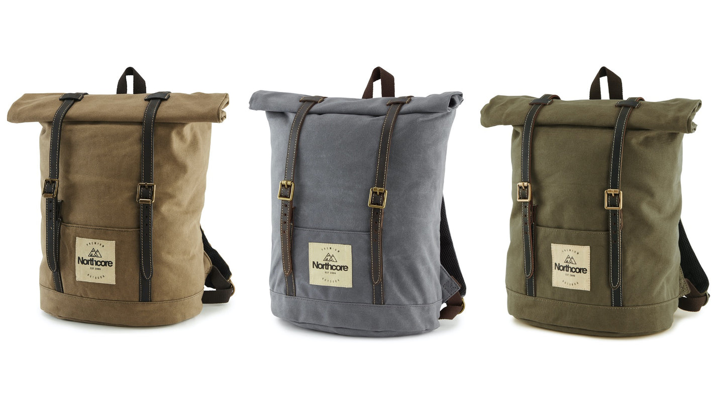 waxed canvas backpack by Northcore