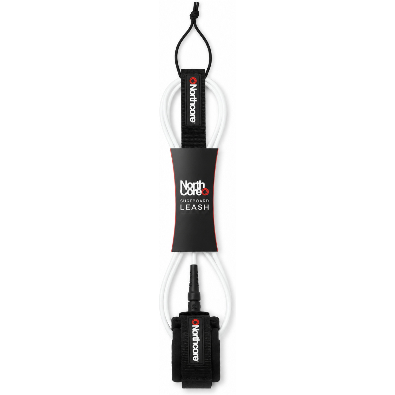 7FT Surfboard Leash - White