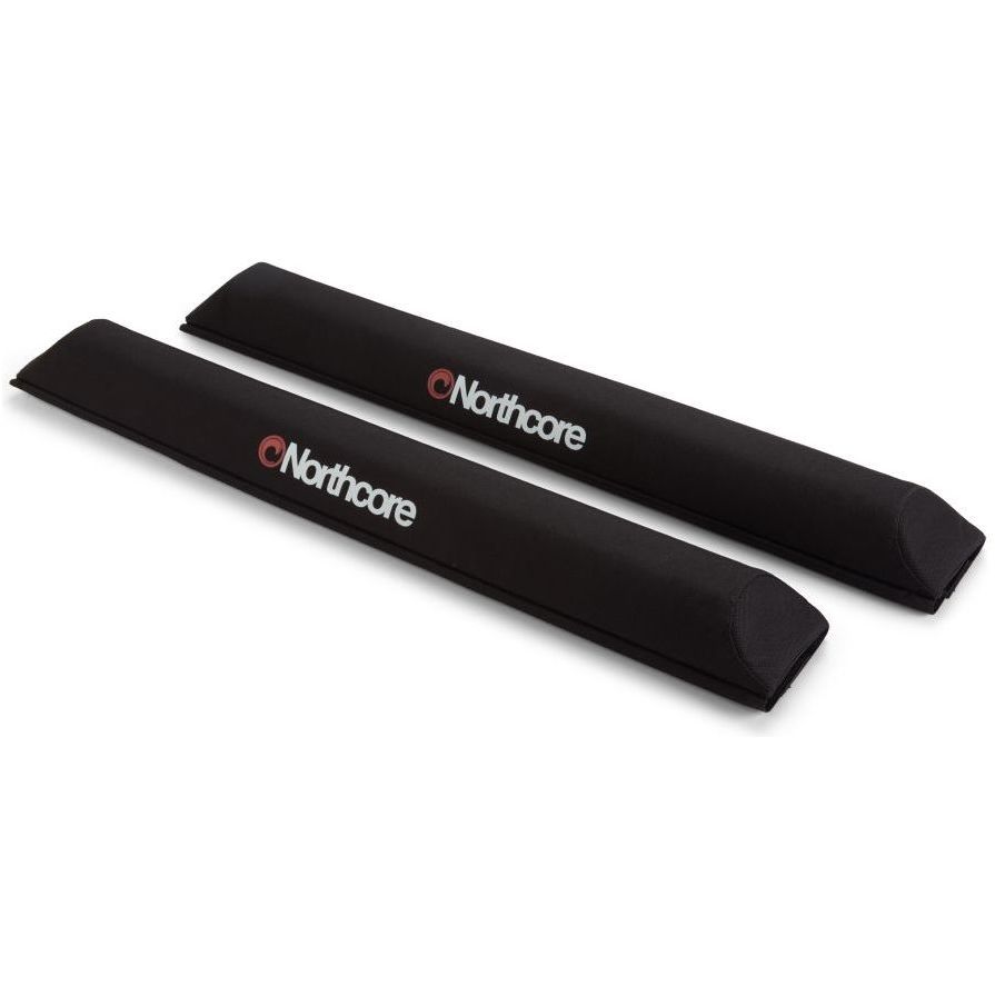 Aerodynamic Roof Rack Wide Load 72cm Pads - Black