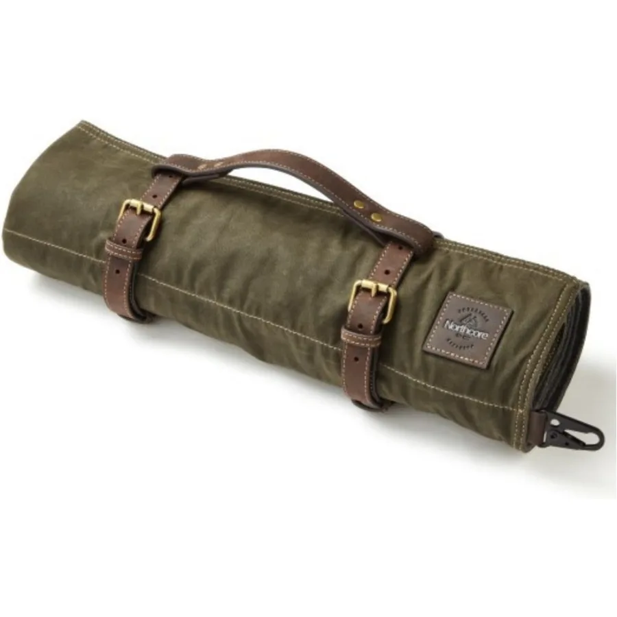 2026 Northcore Waxed Canvas Adventure Camping Roll NOCO119 - Green