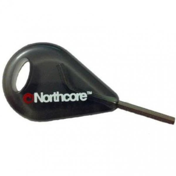 FCS Compatible Fin Key - Black / Silver