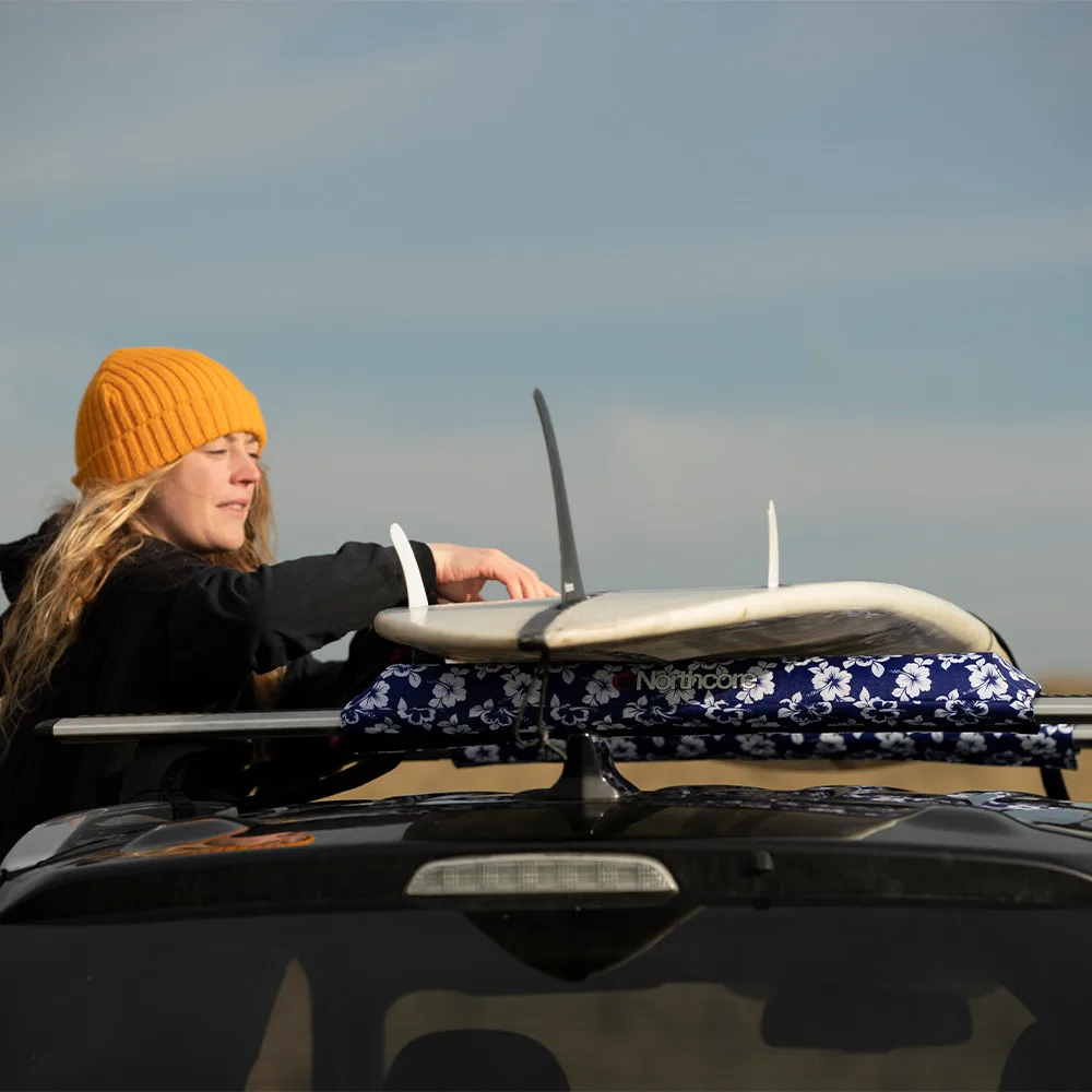 2026 Northcore Aerodynamic Roof Rack Wide Load 72cm Pads NOCO21DC - Hibiscus