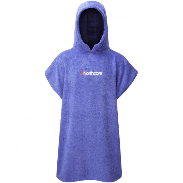 Kids Beach Basha Hooded Towel Changing Robe / Poncho - Purple