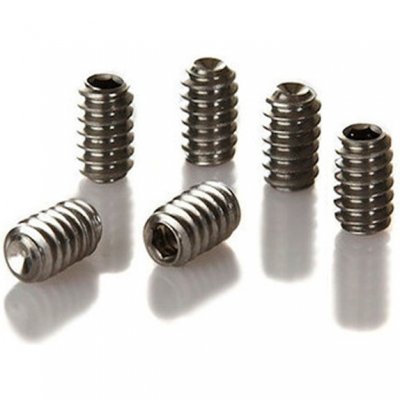 FCS Compatible Fin Screws x 6 - Silver