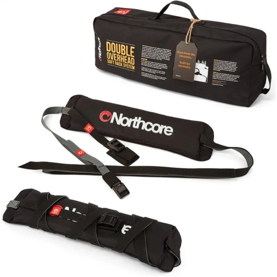 2026 Northcore Double Overhead Soft Roofracks NOCO01 - Black