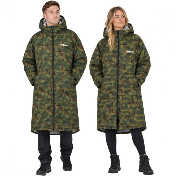 Beach Basha Sport Long Sleeve Changing Robe / Poncho - Camo