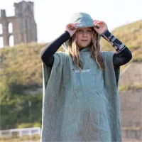 2026 Northcore Kids Beach Basha Hooded Towel Changing Robe / Poncho NOCO24D - Purple