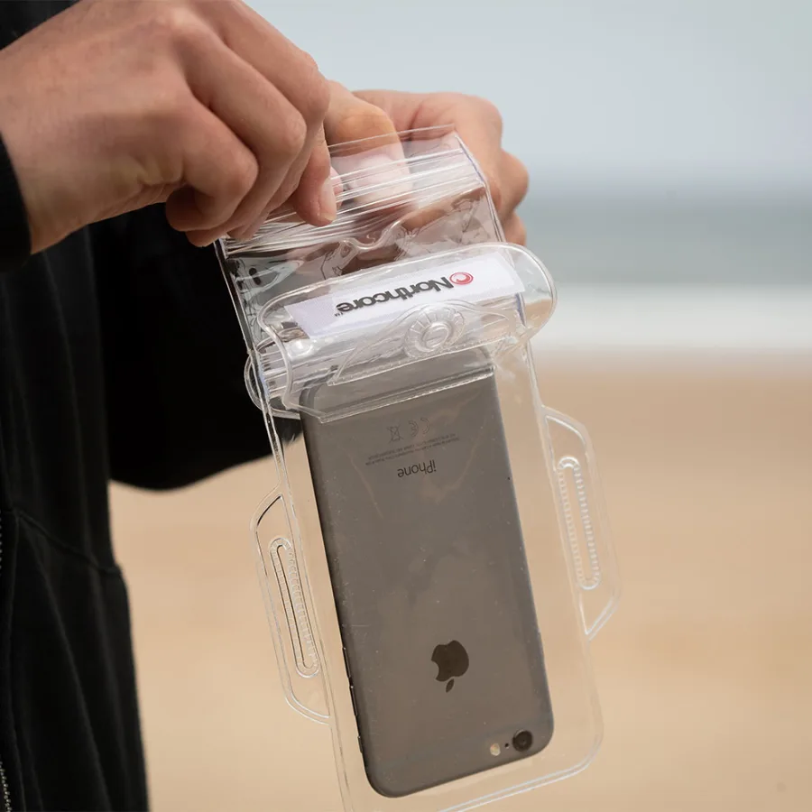 2026 Northcore Waterproof Key & Mobile Phone Pouch NOCO62B - Clear / Black