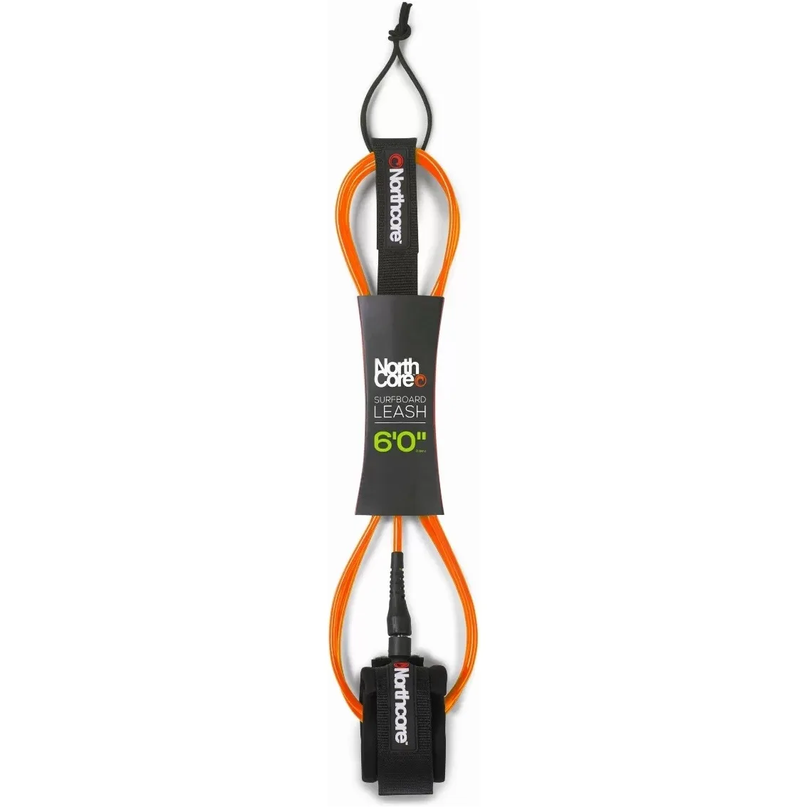 2026 Northcore 6FT Surfboard Leash NOCO54F - Orange