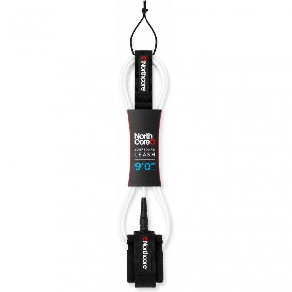 9FT Surfboard Leash - White