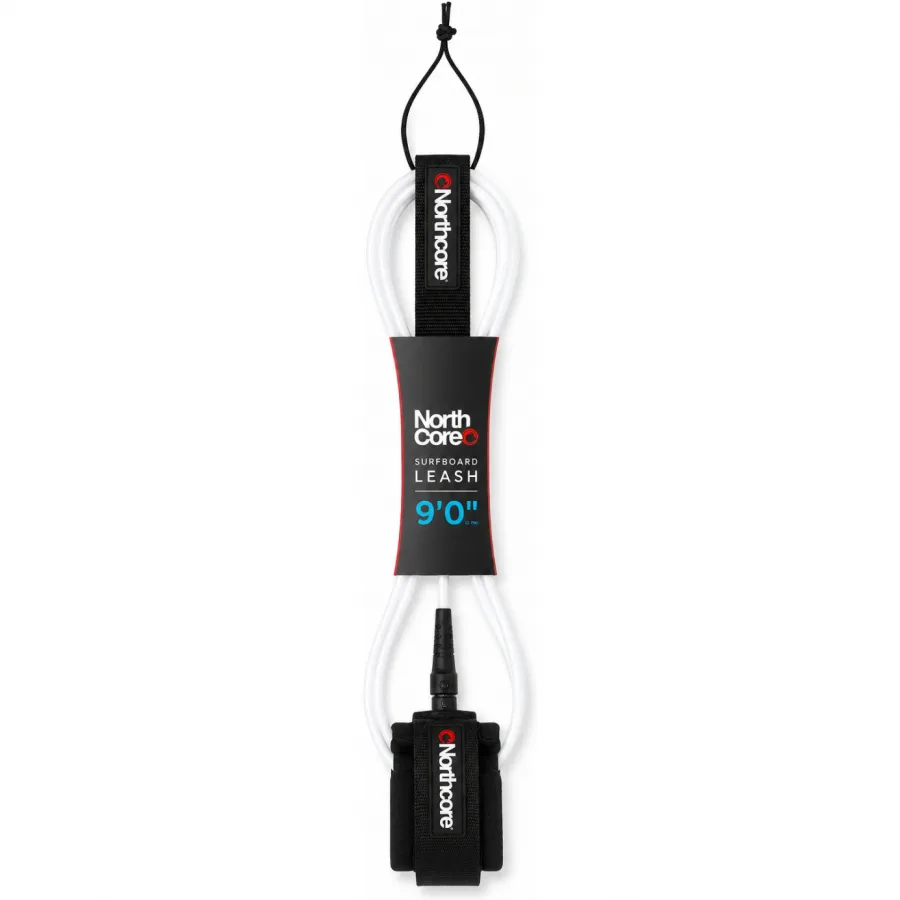 2026 Northcore 9FT Surfboard Leash NOCO57A - White