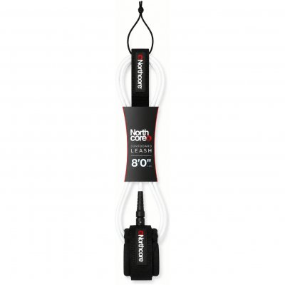 8FT Surfboard Leash - White