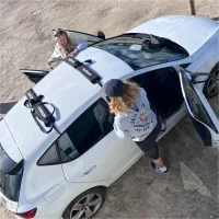 2026 Northcore Double Overhead Soft Roofracks NOCO01 - Black