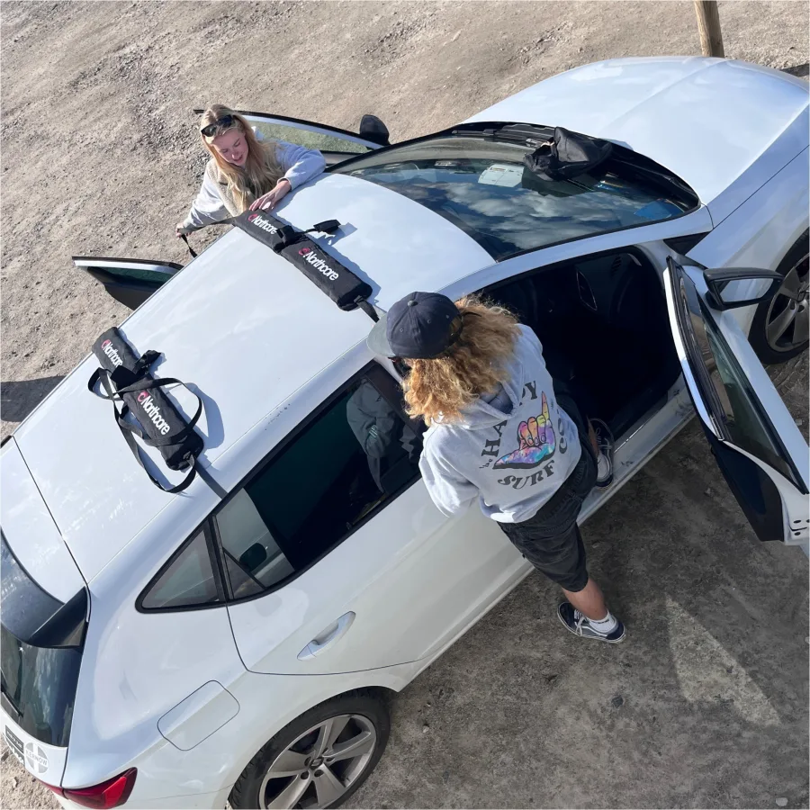 2026 Northcore Double Overhead Soft Roofracks NOCO01 - Black