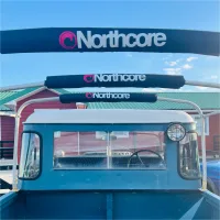 2026 Northcore Roof Rack Wide Load 72cm Pads NOCO21B - Black