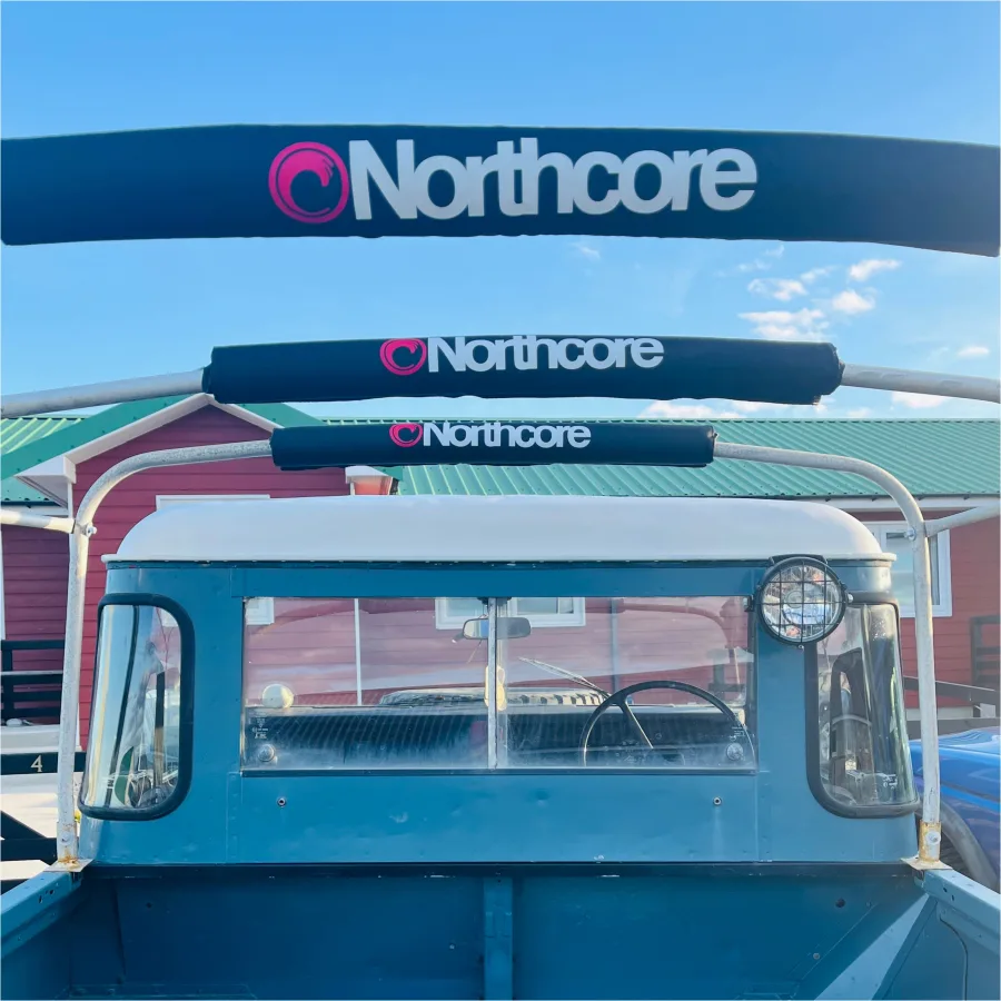 2026 Northcore Roof Rack Wide Load 72cm Pads NOCO21B - Black
