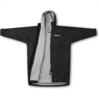 2026 Northcore Beach Basha Sport Long Sleeve Changing Robe NOCO24N - Black