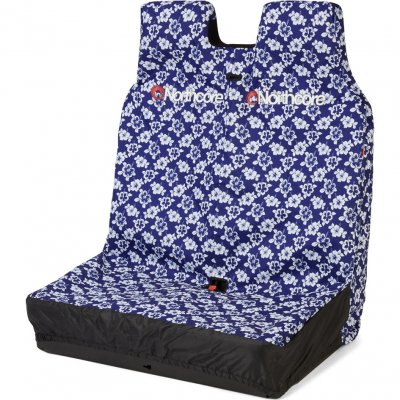 Van Double Seat Cover - Hibiscus