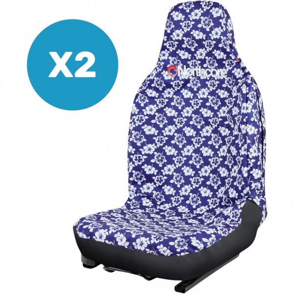 Waterproof Car Seat Cover Bundle - Hibiscus