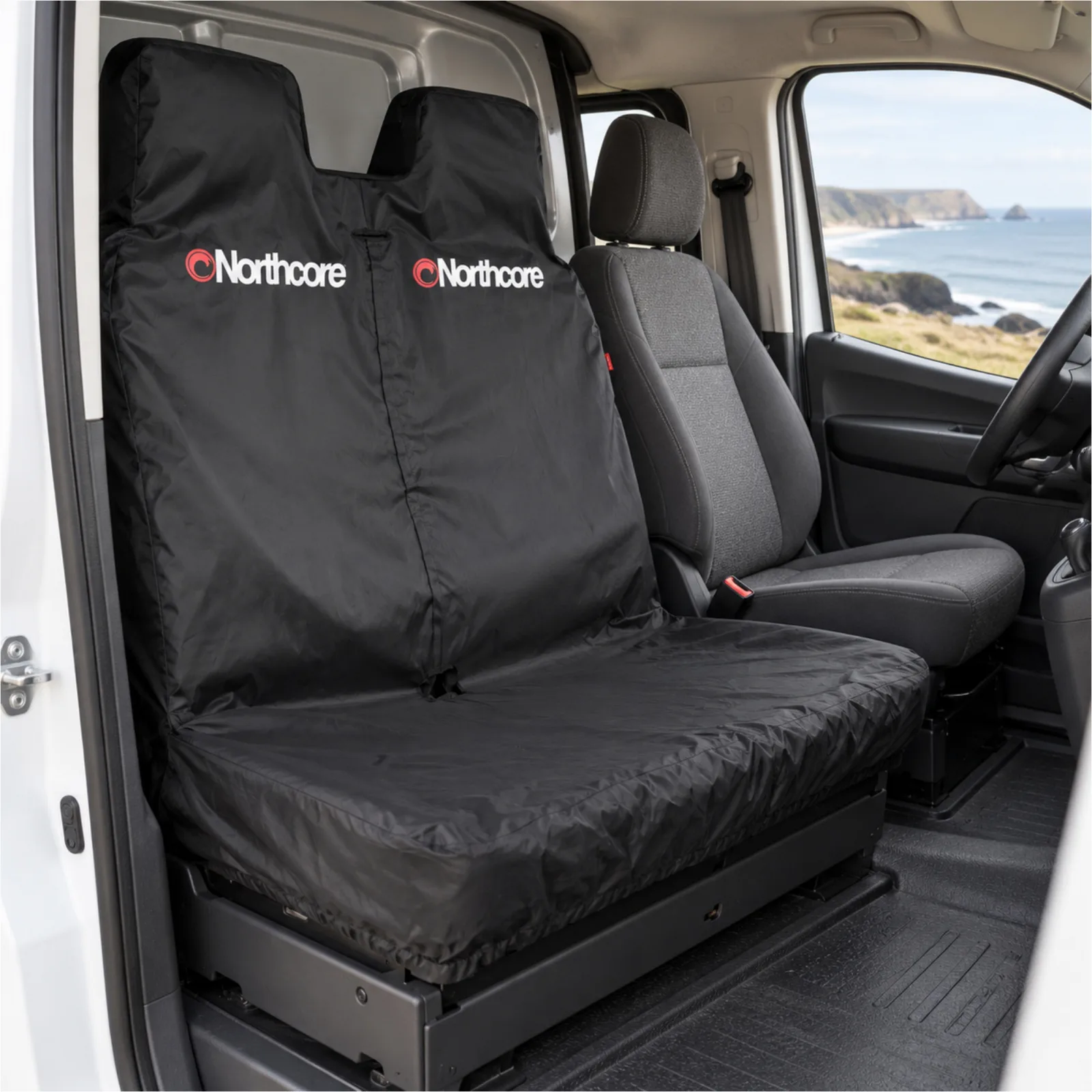 2026 Northcore Double Van Seat Cover NOCO06 - Black