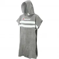 2026 Northcore Beach Basha Stripe Hooded Towel Changing Robe / Poncho  NOCO241 - Grey