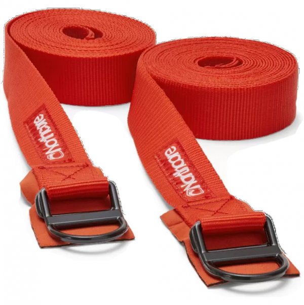 D-Ring 5M Roof Rack Straps / Tie Downs - Red