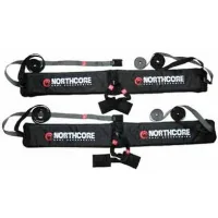 2026 Northcore Double Overhead Soft Roofracks NOCO01 - Black