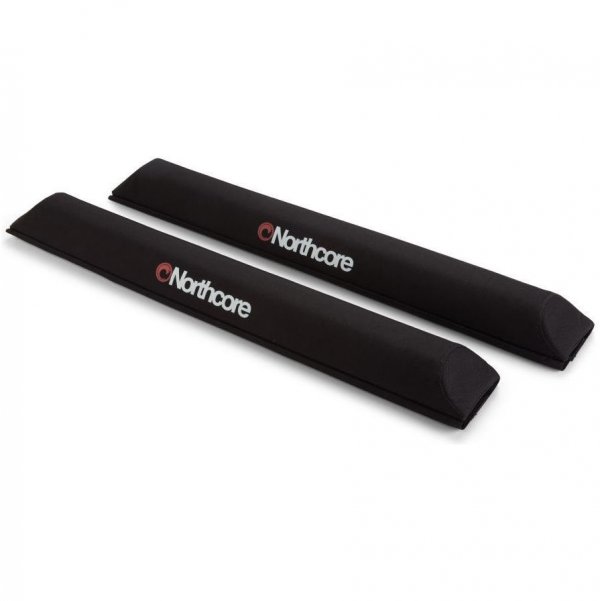 Aerodynamic Roof Rack Wide Load 72cm Pads - Black