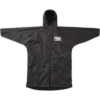 Beach Basha Pro 4 Season Changing Robe / Poncho - Black