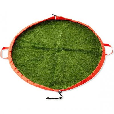 Grass Waterproof Change Mat / Bag - Red