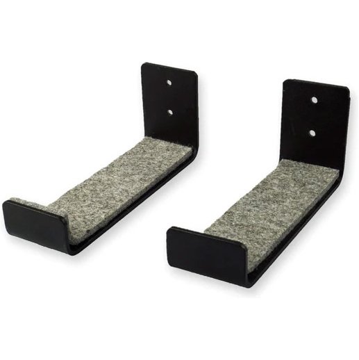 Surfboard Display Wall Rack - Black