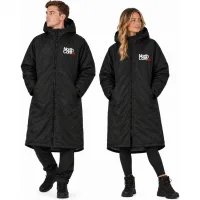 2026 Northcore Beach Basha Pro 4 Season Changing Robe NOCO24E - Black