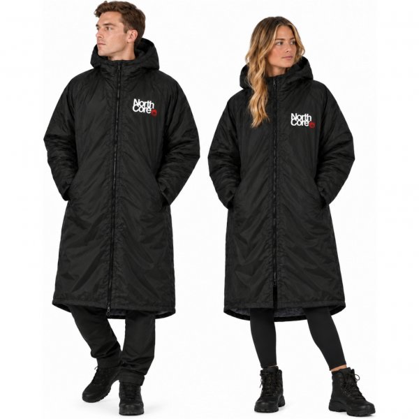 Beach Basha Pro 4 Season Changing Robe - Black