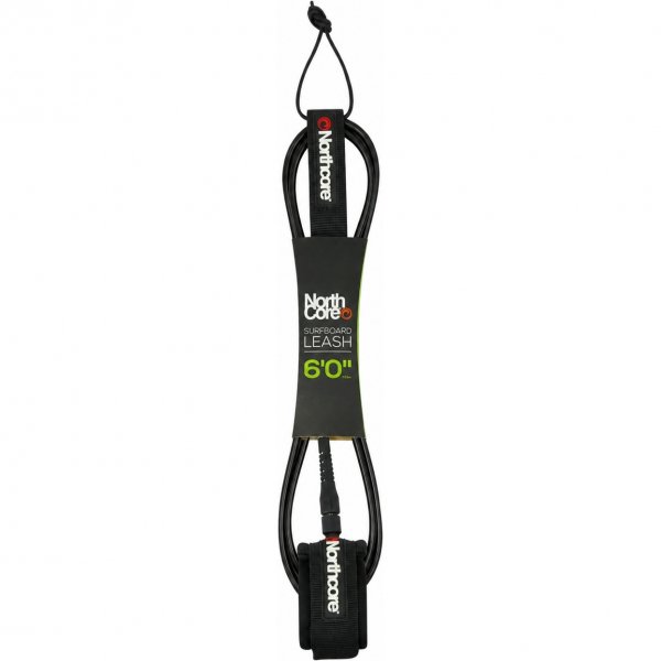 6FT Surfboard Leash - Black