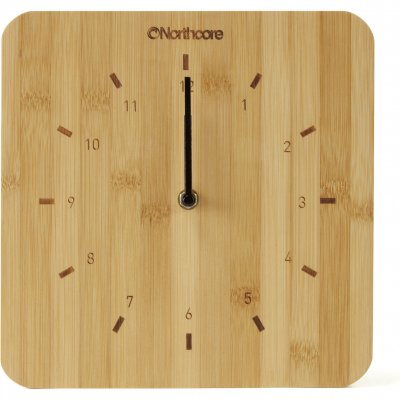 Wall Mounted Bamboo Time Clock - Wood