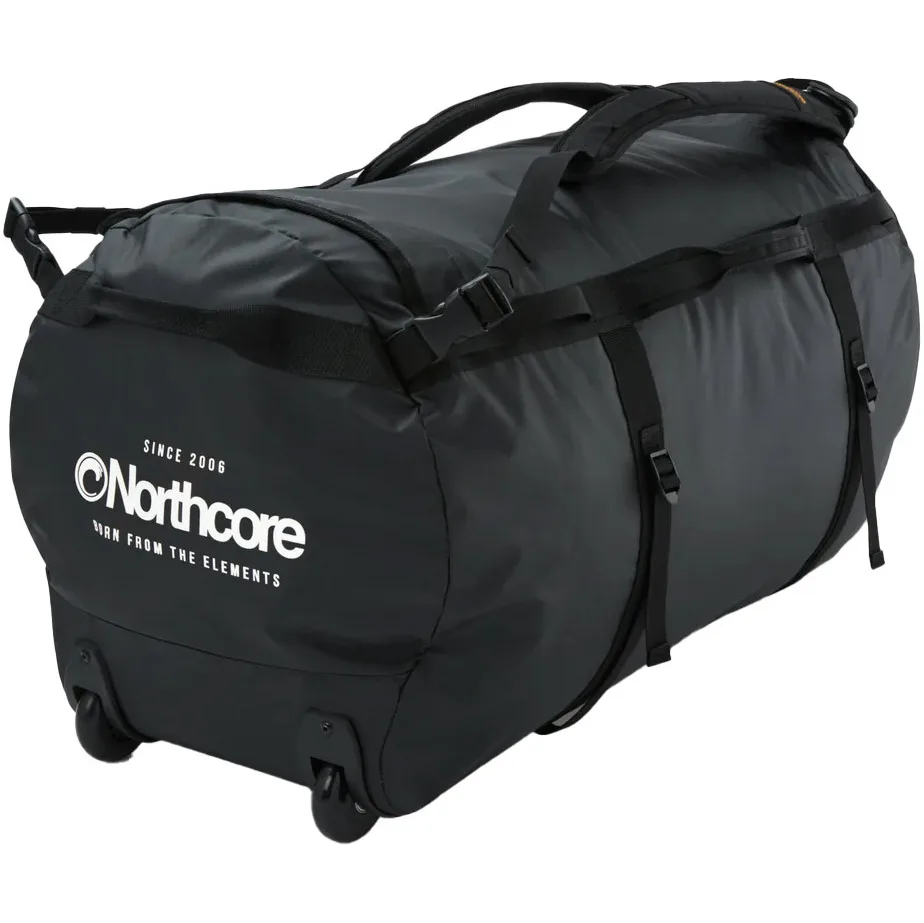 2026 Northcore Wheeled Duffle Bag 110L NOCO123DC - Black / White