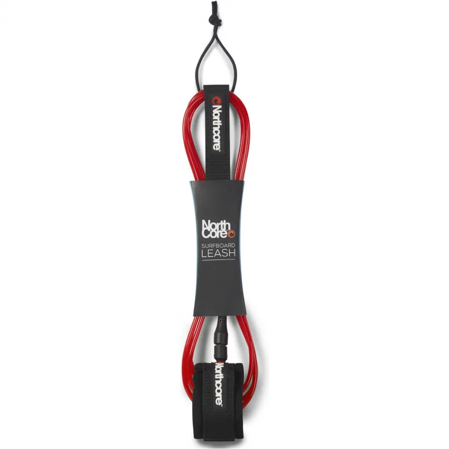 2026 Northcore 8FT Surfboard Leash NOCO56D - RED