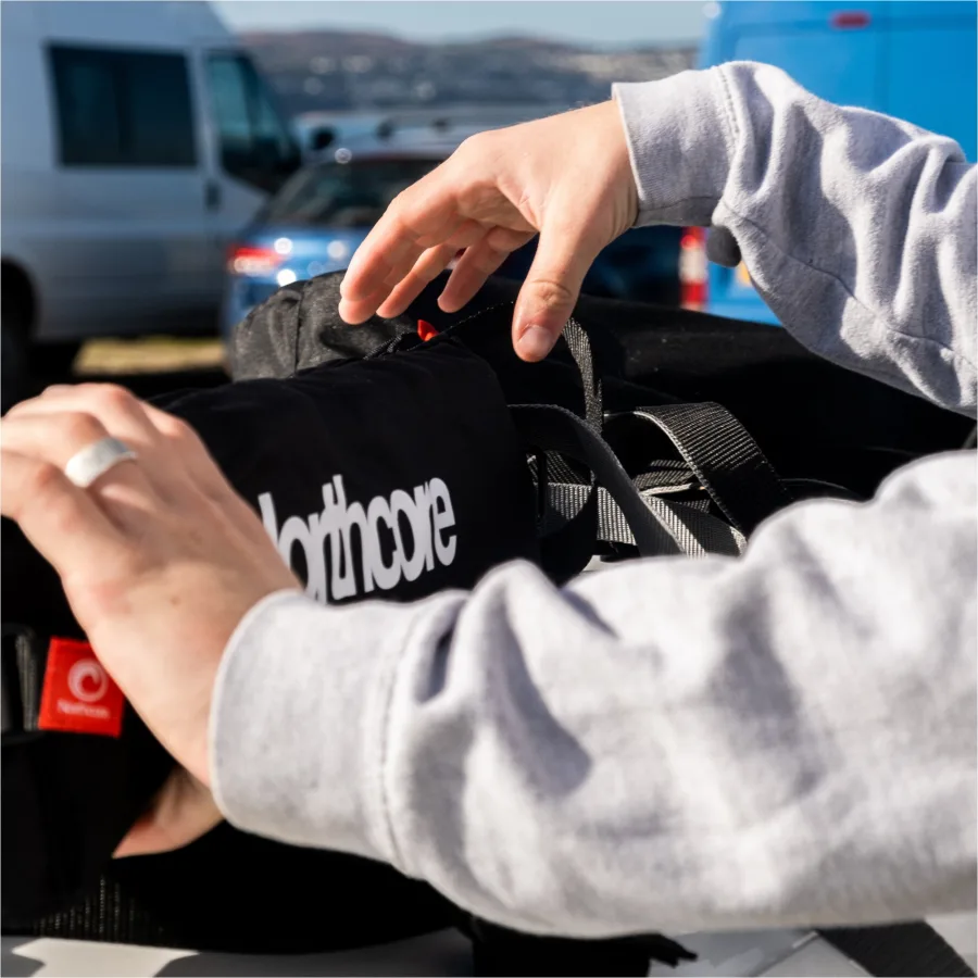 2026 Northcore Double Overhead Soft Roofracks NOCO01 - Black