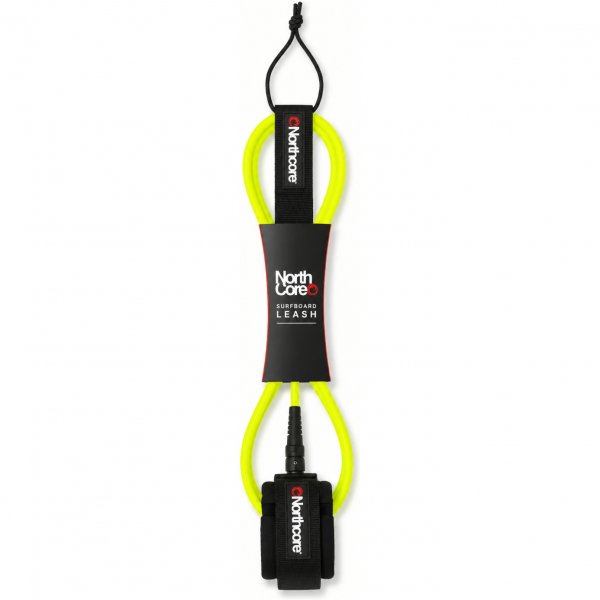 7FT Surfboard Leash - Yellow