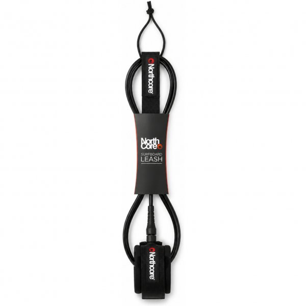 7FT Surfboard Leash - Black