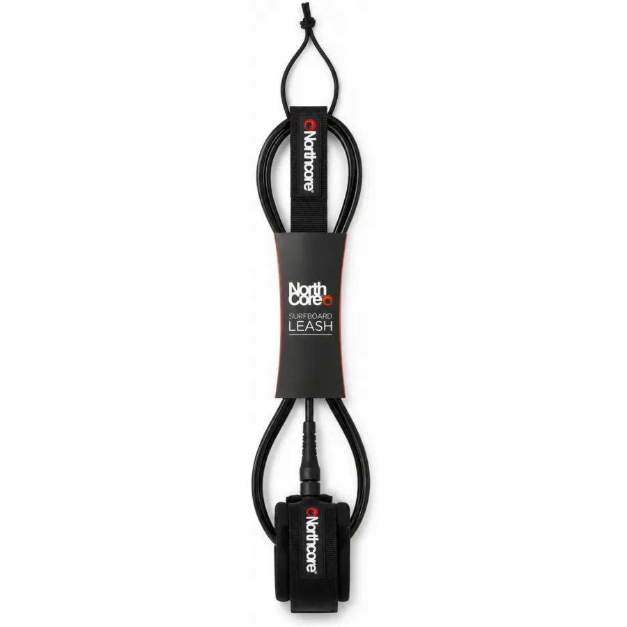 2026 Northcore 7FT Surfboard Leash NOCO55B - Black