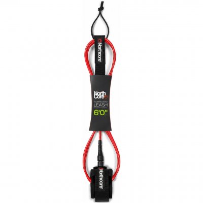 6FT Surfboard Leash - Red