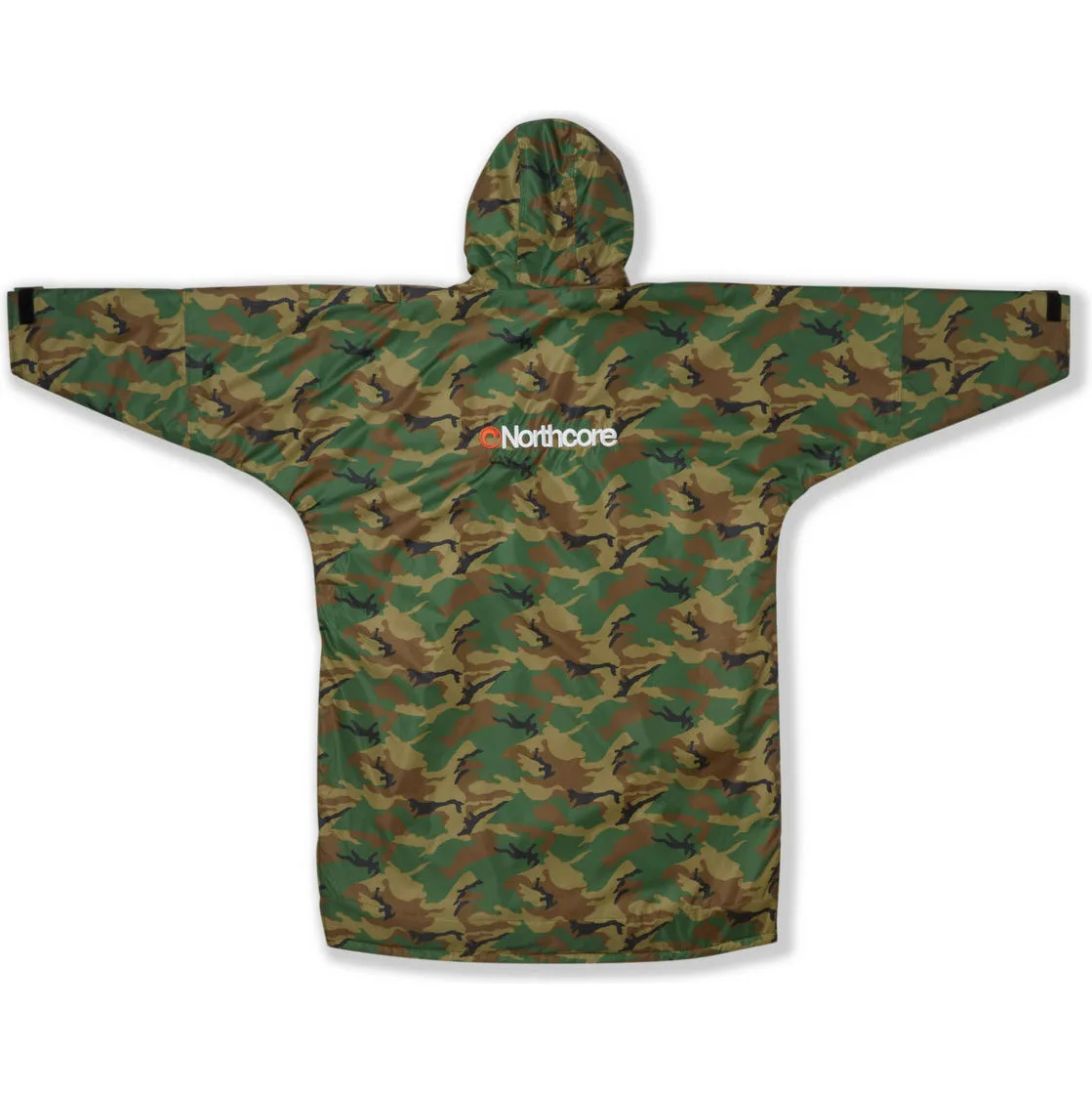 2026 Northcore Beach Basha Sport Long Sleeve Changing Robe NOCO24N - Camo